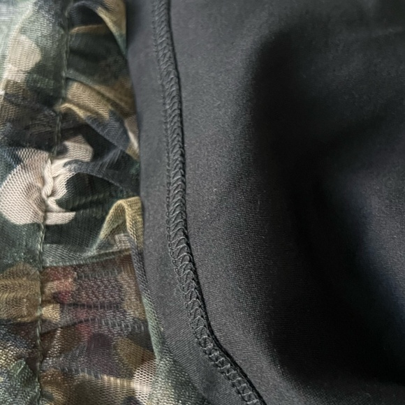 For Her NYC One Piece Sheer Camouflage Dress Size XL - Picture 11 of 13